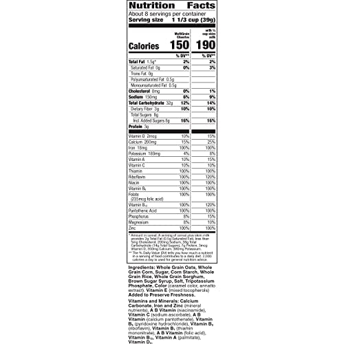 Cheerios Multi Grain / 12 Ounce (Pack of 4) / 1 Cold Cereal
