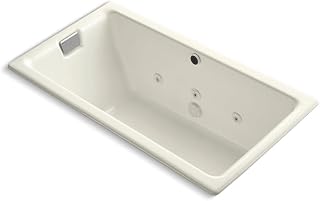Kohler K-856-JHN-96 Tea-for-Two Bathtub, Biscuit