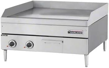 Garland E24-24G E24 Series Electric Countertop Griddle 24"W with 23-5/8"W x 24"D Cooking Surface & Thermostatic Controls