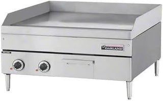 Garland E24-24G E24 Series Electric Countertop Griddle 24"W with 23-5/8"W x 24"D Cooking Surface & Thermostatic Controls
