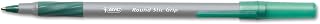 BIC GSMG11GN Xtra Comfort Ballpoint Pen, Green Ink, 1.2mm, Medium, Dozen