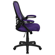 Flash Furniture Purple / Set of 1 / Contemporary Home Office Desk Chairs