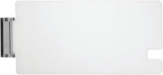 HUBERT Notched Flip Lid Clear Plastic - 6" L x 12" W