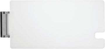 HUBERT Notched Flip Lid Clear Plastic - 6" L x 12" W