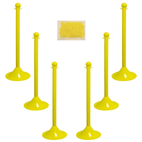 Mr. Chain 2 inches Dia. / Yellow / Industrial Chain Barriers