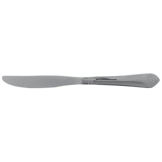 Dinner Knife Metropolis Pattern 18/0 Stainless Steel 12 Per Case by HUBERT – Stainless Steel, Silver, Model MET-9