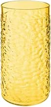 G.E.T. 3316-Y Yellow Tumbler, 16 Ounce, 3" Diameter x 5-1/4"H, Pebble/Hammer Texture, Case of 72