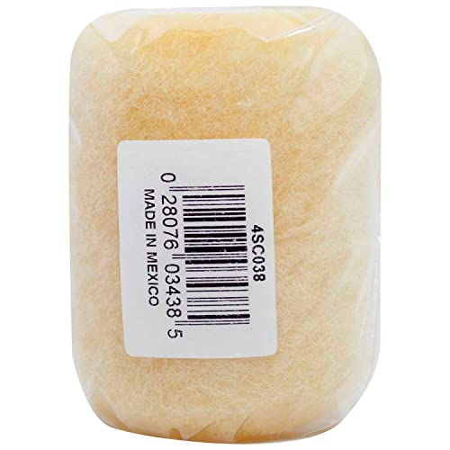 RollerLite 4" x 3/8" High-Density Polyester Fabric Roller Cover by Roller Lite – 4 inches, Polyester, Yellow, Model 4SC038
