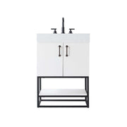 Caroline Bathroom Vanity White by Lighting Design – Wood, White