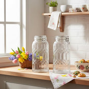 10 Strawberry Street Clear / Large, Set of 2 / 91.0 fluid_ounces Food Jars & Canisters
