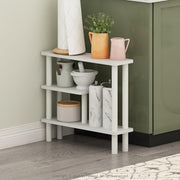 Furinno White/White / 5.71" x 20.87" x 18.35" / Contemporary Bathroom Shelves