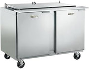 Traulsen UST4818-LL-SB Dealer's Choice Compact Prep Table Refrigerator with low-profile flat lid