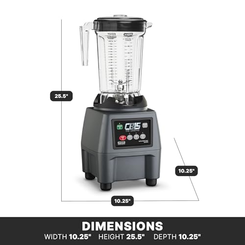 Waring 3 Speeds & Pulse / Copolyester Jar CB15P / One Gallon Countertop Blenders
