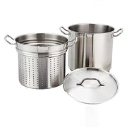 Winware 8 Quarts / Stainless Steel / 8.0 quarts Multipots & Pasta Pots