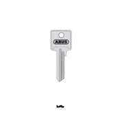 Mechanical Padlocks by ABUS – 85/40 40mm L Key Blank, nickel plated brass, Nickel Plated, Model ABUKB02696