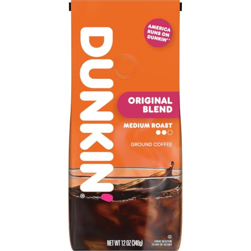 Dunkin' Original Blend / 12 Ounce (Pack of 1) / coffee Ground Coffee