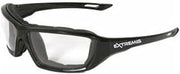 Radians Extremis Foam Lined Safety Glasses - Black Frame