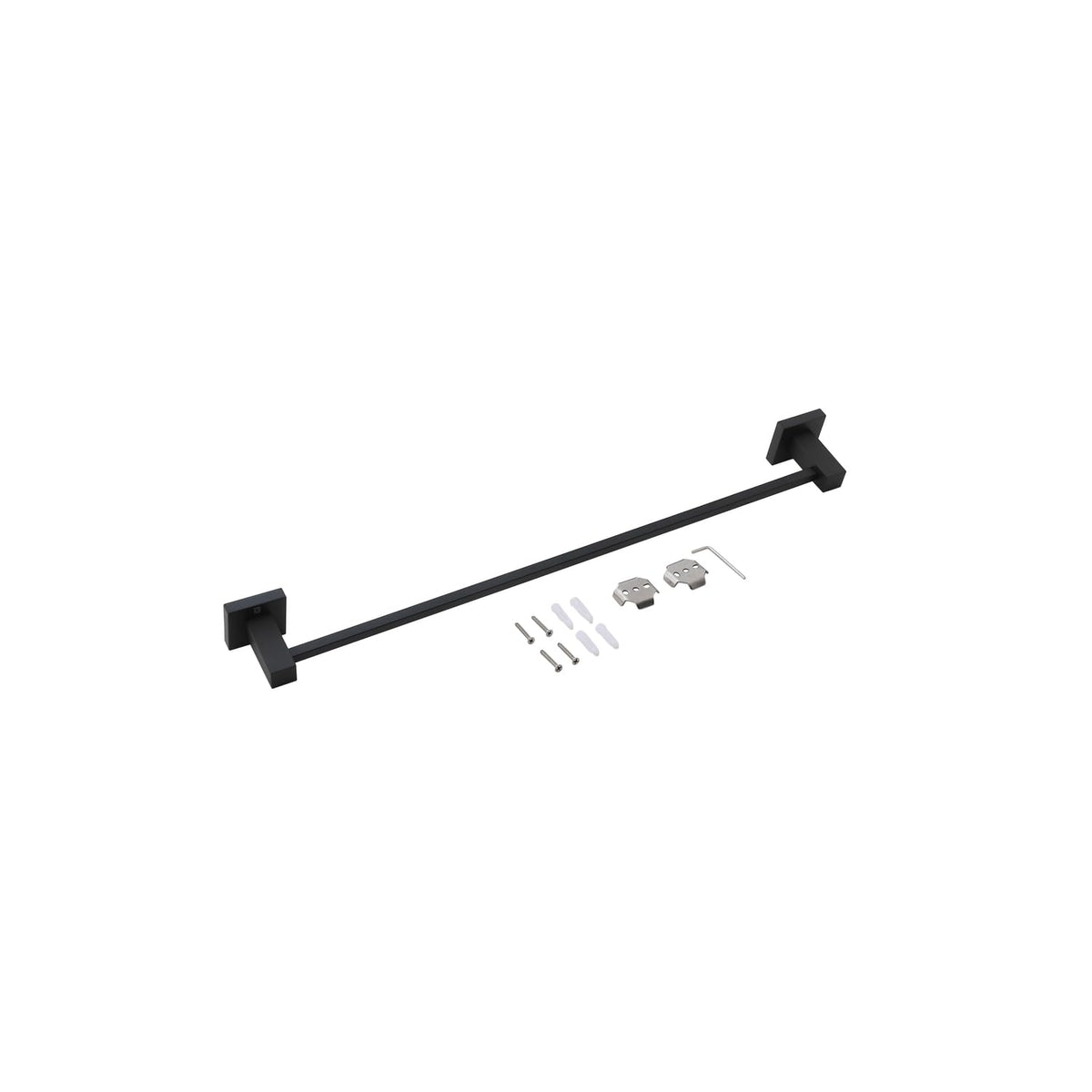 Isla 3-Pc Stainless Steel Hardware Set in Black by Elegant Kitchen and Bath – Stainless Steel, Black, Model HWB-12S3HMBK
