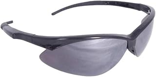 Radians AP1-60 Rad-Apocalypse Sporty Style Glasses Black Frame with Neckcord, Silver Mirror Lens