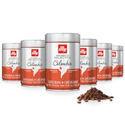 illy Colombia Single Origin Medium Roast / 8.8 Ounce (Pack of 6) / Colombia Roasted Coffee Beans