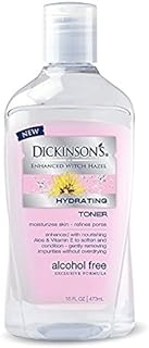 Dickinson's Enhanced Witch Hazel Alcohol Free Hydrating Toner, 16 Fluid Ounce (Pack of 6)