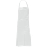 Locknane Bib Apron White Vinyl - 39"L x 31"W by LOCKNANE MANUFACTURING INC – Large, Plastic, White, Model 10-APR-P-WH/STD