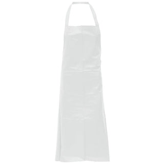 Locknane Bib Apron White Vinyl - 39"L x 31"W by LOCKNANE MANUFACTURING INC – Large, Plastic, White, Model 10-APR-P-WH/STD