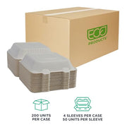 ECO PRODUCTS Green Products / 8" / white Clamshell Take Out Containers