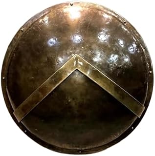 Medieval 24" Spartan Shield Round Shield 300 Spartan Greek King Leonidas Armor for Thanks Giving Day Gift