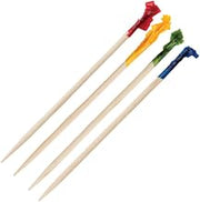 Winco 2 9/16" Cellophane Frills Picks (Pack of 1000)