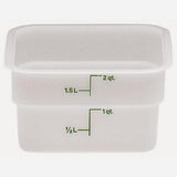 2 qt CamSquare Food Storage Container by Cambro – 2 qt., 2.0 quarts, Model 2SFSP148