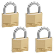 Master Lock 1 / Keyed-Alike / 4 Pack Keyed Padlocks