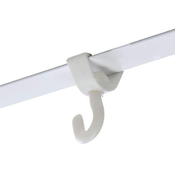 Swivel Ceiling Hooks Plastic White by Retail Resource – Plastic, White, Model ANC02