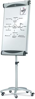 Quartet Easel, Mobile, Magnetic, Whiteboard / Flip Chart, 27 x 41 Inches, Euro Premium (EU2000TE)