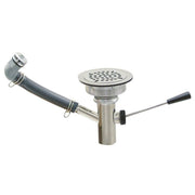 Replacement Lever Operated Drains f/ Hand Sinks by Advance Tabco – Silver, Model K-26