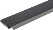 HUBERT Black Melamine Spacer Bar - 1 1/2"W x 20 7/8"L