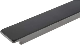 HUBERT Black Melamine Spacer Bar - 1 1/2"W x 20 7/8"L