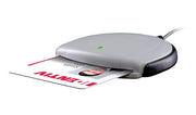 SCR3310V2 USB Smart Card Reader Writer CAC/PIV by IDENTIV – USB A, Grey
