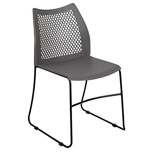 Flash Furniture Grey / Set of 5 / Classic Stacking Chairs