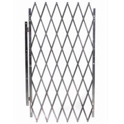 Folding Door Gate by Illinois Engineered Products – 48" W x 71" H, Alloy Steel, Gray, Model D71