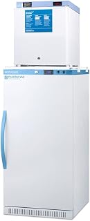 ACCUCOLD Summit Appliance ARS8PV-FS24LSTACKMED2 Stacked Combination of Pharma-Vac ARS8PV 24" Wide All-refrigerator and FS24LMED2 Compact Manual Defrost All-freezer for Vaccine Storage