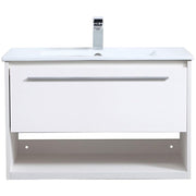 Elegant Decor 30" - Single / White / Modern Bathroom Vanities