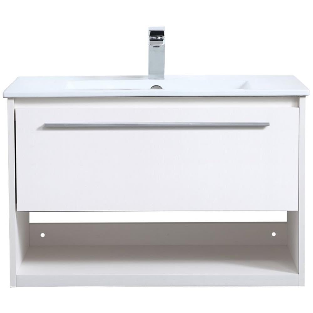 Elegant Decor 30" - Single / White / Modern Bathroom Vanities
