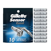 Gillette 10 Count (Pack of 1) / Sensor Excel / 1 Cartridges