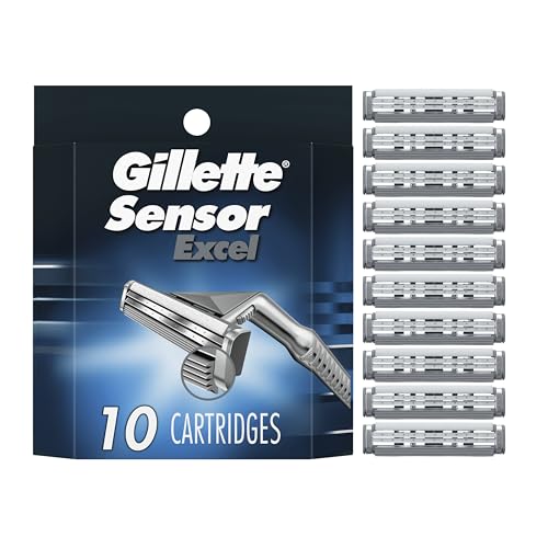 Gillette 10 Count (Pack of 1) / Sensor Excel / 1 Cartridges