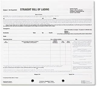 Rediform Snap-A-Way® Bill of Lading, Short Form