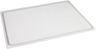 Louis Tellier White cutting board, with channel - 50x30cm, 2cm | HACCP code: dairy, cooked food; thickness 2 cm, PE HD 500, preserves wire; dishwasher, hygiene pro