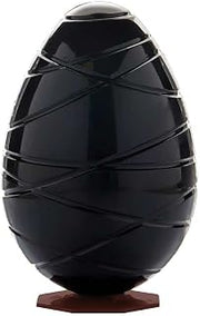 Martellato 20U504 Polycarbonate Easter Chocolate Mold, Lines Egg 150 Millimeters High
