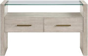 Steve Silver Garland Blonde Sofa Table in Tan