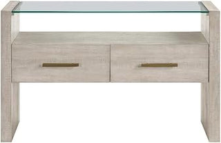 Steve Silver Garland Blonde Sofa Table in Tan